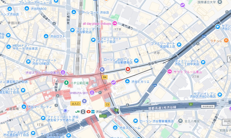 株式会社ハウレスのアクセスマップ